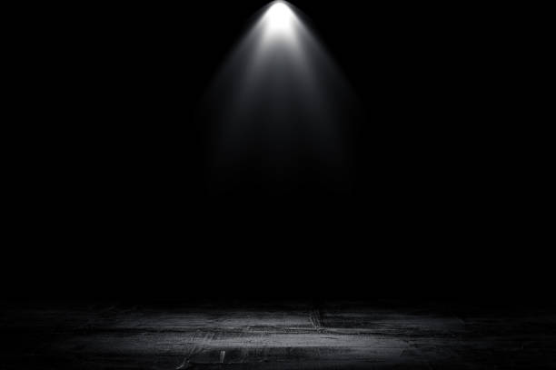 Concrete floor grunge texture background with spotlight. Empty space of Concrete floor grunge texture background with spotlight. fog transparent stock pictures, royalty-free photos & images