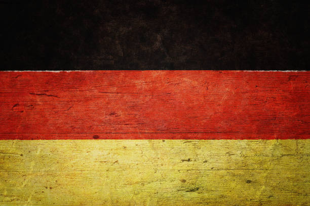 istock Wooden Germany flag background 1289868993