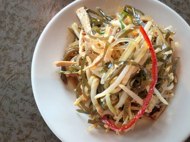 istock Chinese beansprout salad with tofu 1289870240