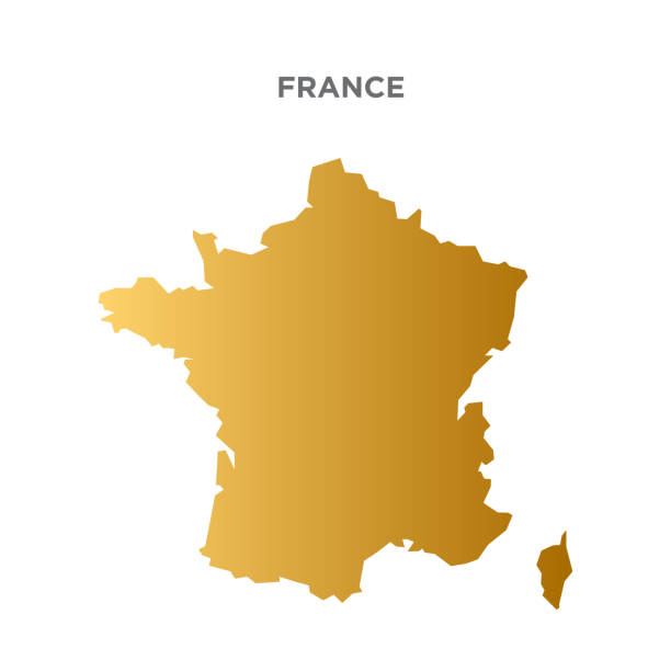 istock France map concept design. Map concept for advertising, banners, leaflets and flyers. Colored map. Vector illustration. 1289870993