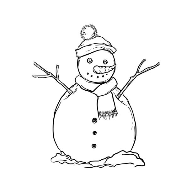 24,079 Snowman Drawing Stock Photos, Pictures & Royalty-Free Images -  iStock | Snowman illustration, Christmas tree