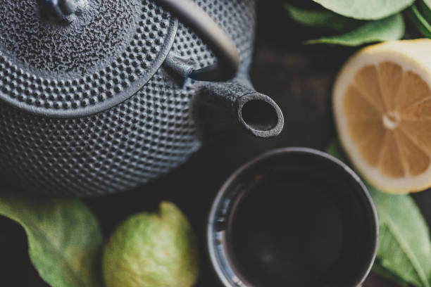 Traditional Asian Tea Ritual at Home
