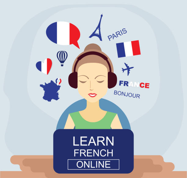French Learning Graphics 670+ Learn French Adult Stock Illustrations, Royalty-Free Vector ...