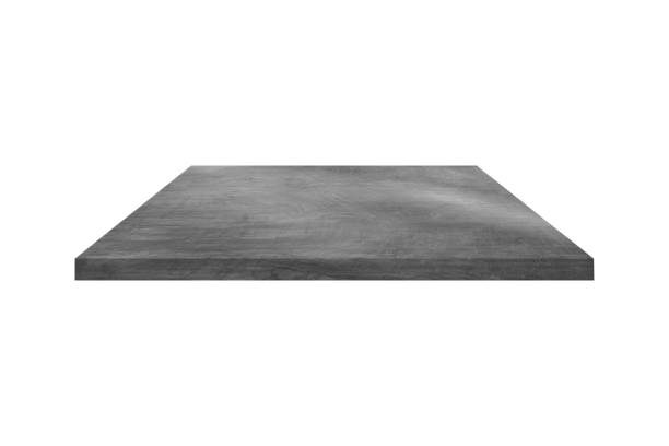 istock Concrete shelf isolated on white background with clipping path. 1289883074
