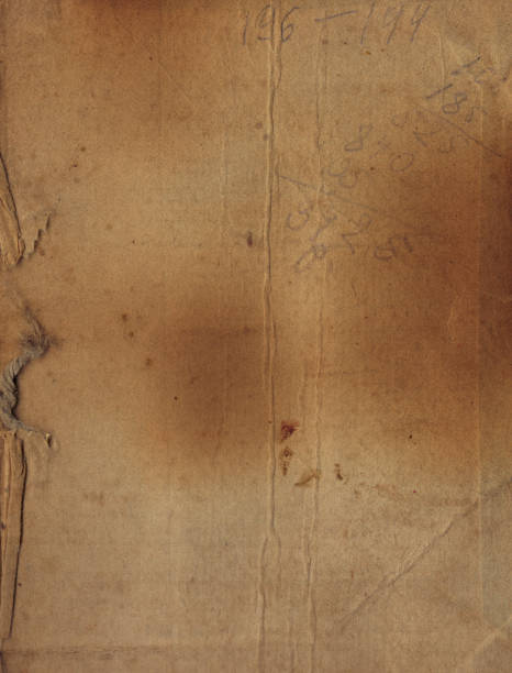 istock Vintage old paper with scratches and stains texture 1289884977