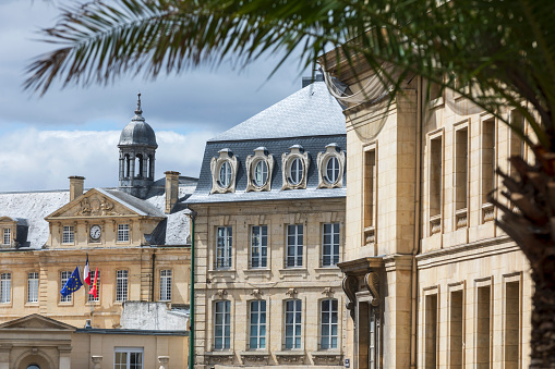 exterior of the town hall of Caen, located in the large monastic buildings later attached to the Abbaye aux Hommes; Caen, Normandy