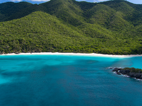 Aerial View of Cinnamon Bay, St. John, Virgin Islands