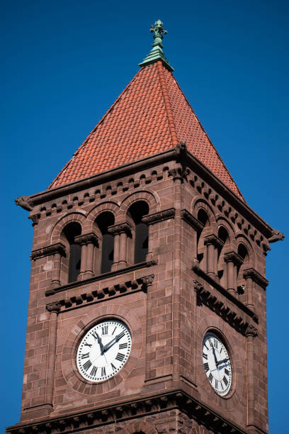 istock Clock Tower, Carbon County Courthouse, Jim Thorpe, PA 1289898700