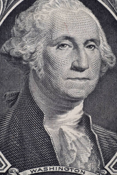 istock Close up detail on American Dollars banknotes 1289898996