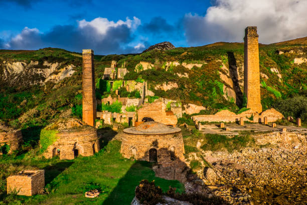 istock Disused Victorian brickworks which produced fire bricks, Porth Wen, Anglesey, Wales, Britain 1289900144