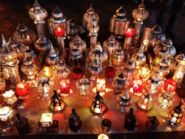 istock Candlelight Lantern in djamaa elfna in marrakech 1289903334