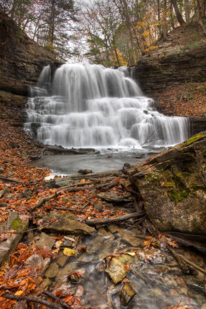 istock Vertical of Lower Decew Falls in Ontario, Canada 1289916793