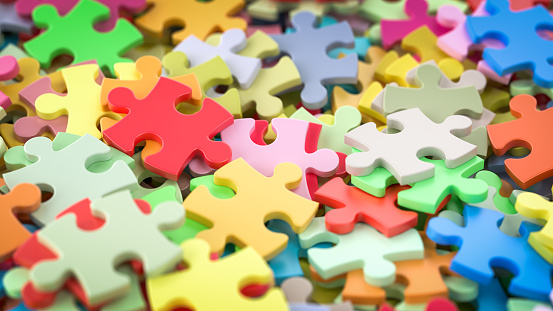 Jigsaw Piece, Jigsaw Puzzle, Part Of, Leisure Games, Colorful