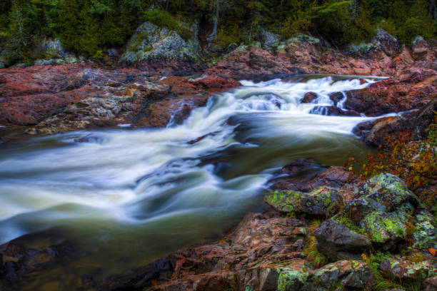 The Upper Chippewa Falls in Ontario, Canada
