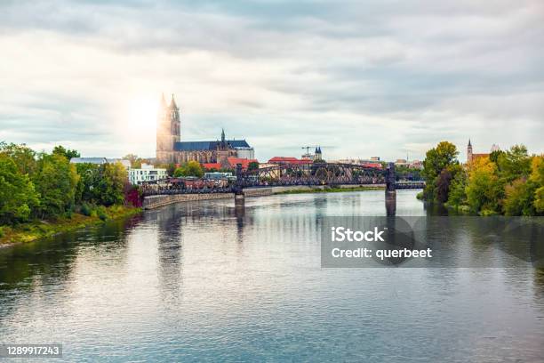 Magdeburg In Germany Stock Photo - Download Image Now - Magdeburg, Cathedral, Saxony-Anhalt