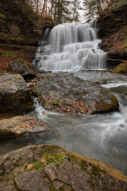 istock Vertical view of Lower Decew Falls in Ontario, Canada 1289920060