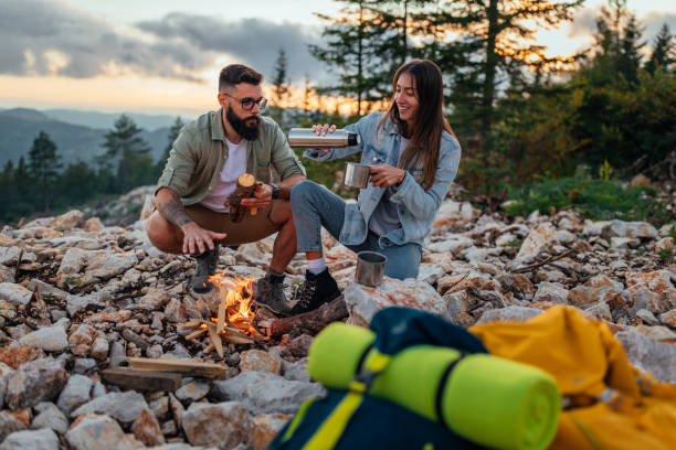 istock Nothing better to warm you on a evening hike 1289920895