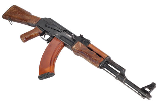 istock Rare first model AK - 47 assault rifle with a milled receiver 1289931961