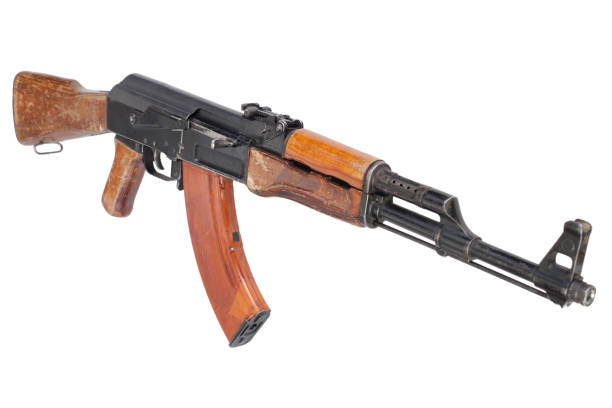 istock Rare first model AK - 47 assault rifle with a milled receiver 1289932031