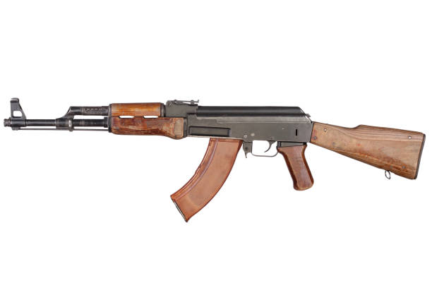istock Rare first model AK - 47 assault rifle with a milled receiver 1289932060