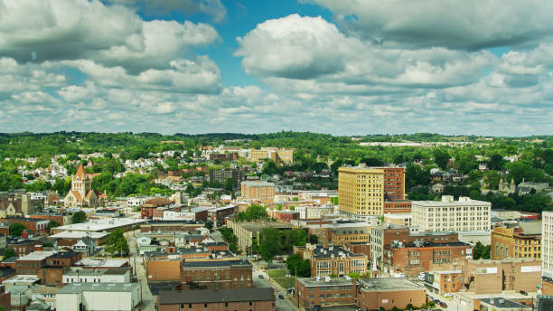 istock Uniontown, Pennsylvania - Drone Shot 1289933049