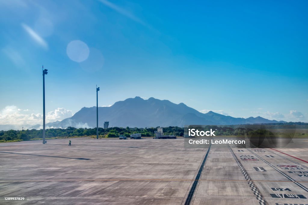 Vitoria Airport Photographed In Vitoria Capital Of Espirito Santo Stock