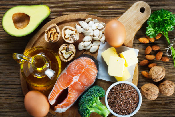 istock Animal and vegetable sources of omega-3 1289939502