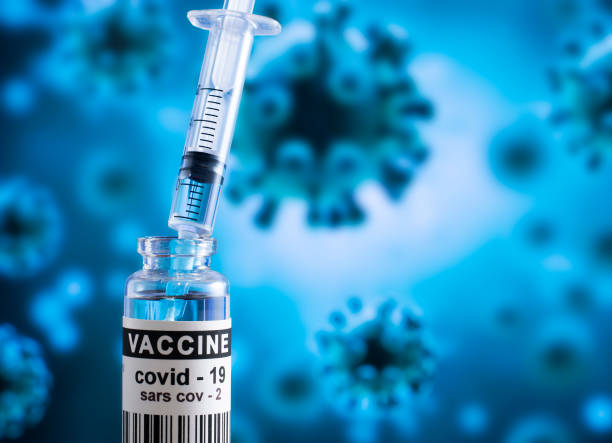 Coronavirus COVID-19 vaccine Covid-19 vaccine. Vaccine and syringe for injection ampoule photos stock pictures, royalty-free photos & images