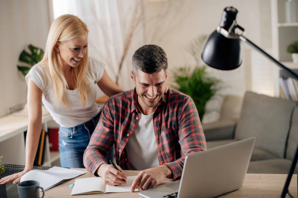 istock Home budgeting stock photo 1289960433