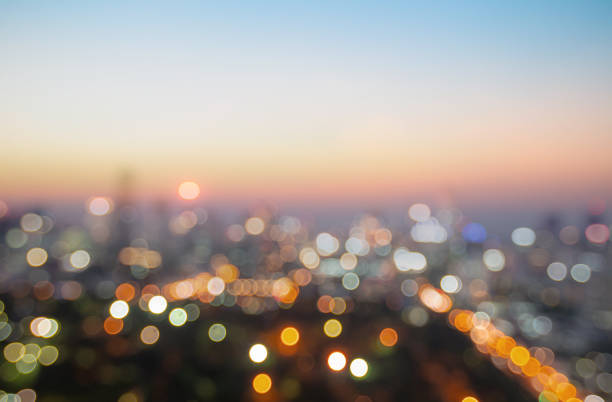 istock Blurred Bangkok city night background 1289988705