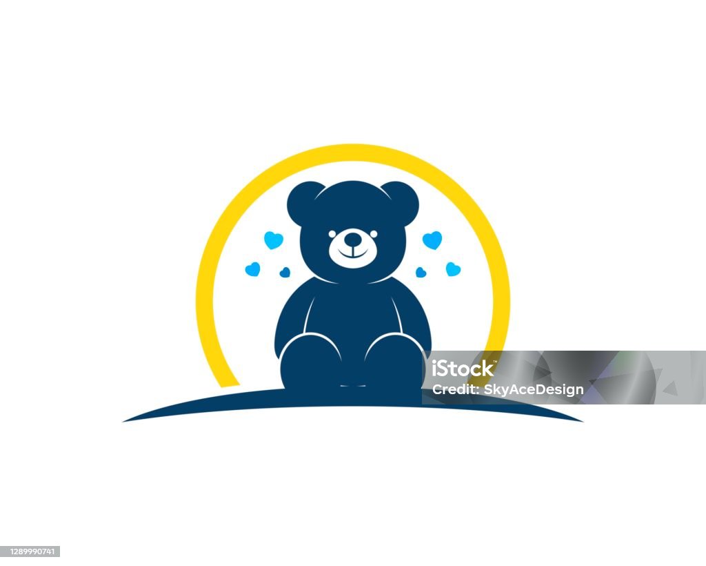 Cute Teddy Bear With Love And Yellow Circle Shape Stock Illustration - Download Image Now - Teddy Bear, Logo, Icon - iStock Cute Teddy Bear With Love And Yellow Circle Shape Stock Illustration - Download Image Now - Teddy Bear, Logo, Icon - iStock