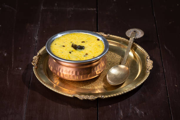 Rajasthani Food Kadi Sogra stock photo