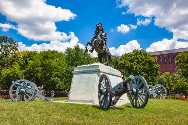istock Andrew Jackson Statue in Washington, DC 1290001153