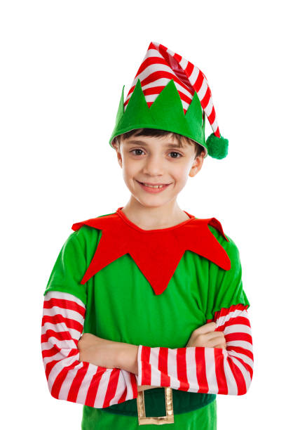 istock Young Boy Dressed in Elf Costume 1290001221