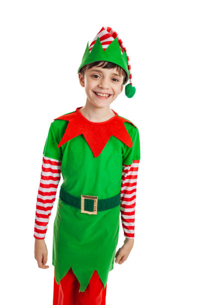 istock Young Boy Dressed in Elf Costume 1290001233