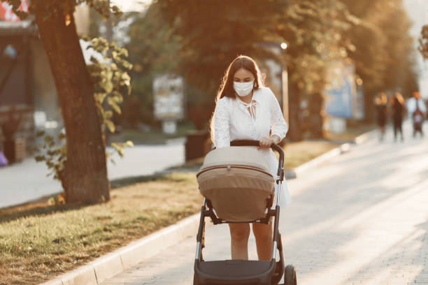 istock Woman with face mask for protection from coronavirus 1290002899