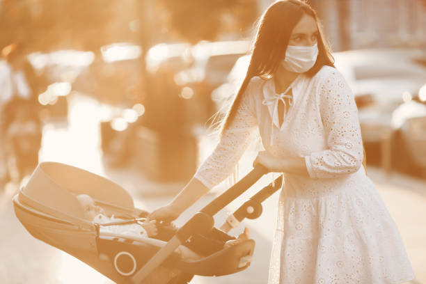 istock Woman with face mask for protection from coronavirus 1290002925