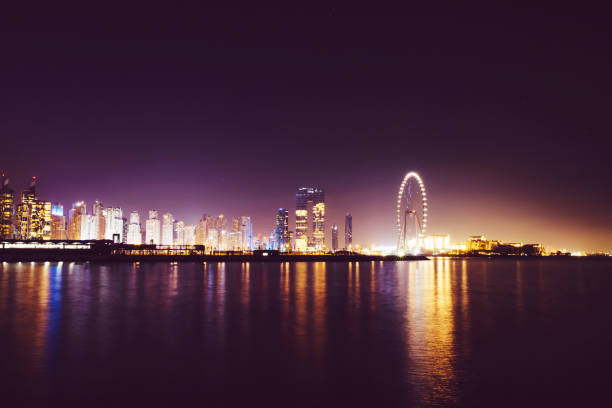 istock Modern Dubai Cityscapes from the Ocean 1290009297