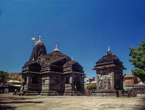 It is dedicated to the god Shiva and is one of the twelve Jyotirlingas in  the town of Trimbak, in the Trimbakeshwar tehsil in the Nashik District of Maharashtra India