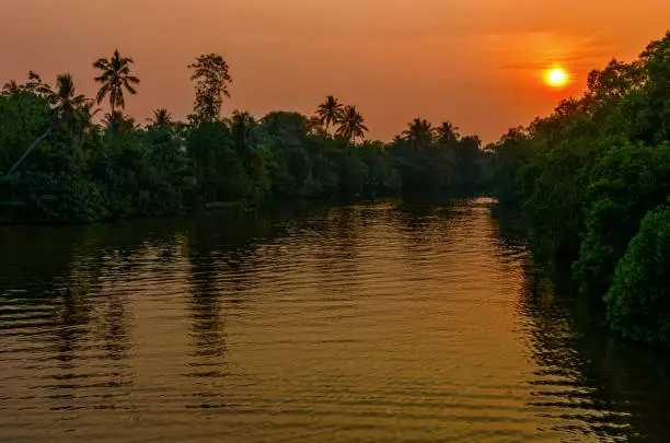 Photo of Sunset river view