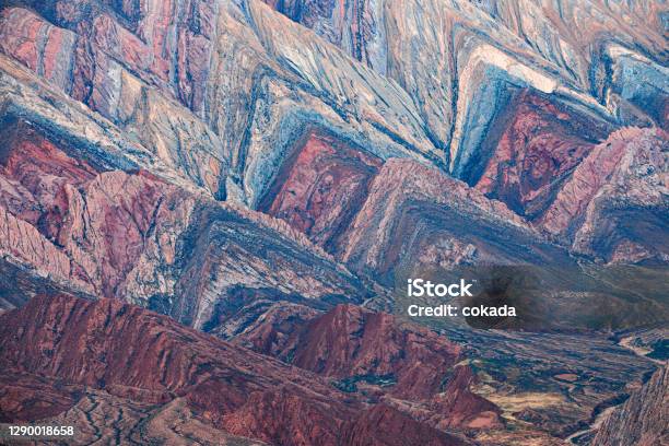Hill Of 17 Colors Humahuaca Stock Photo - Download Image Now - Argentina, Abstract, Humahuaca