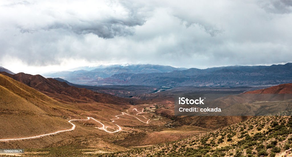 Humahuaca landscape Jujuy Province Stock Photo