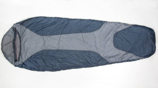 istock sleeping bag on a white background. items for tourism and camping 1290027694