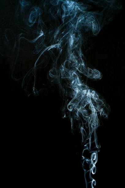 istock smoke cloud with black background. fog texture 1290031072