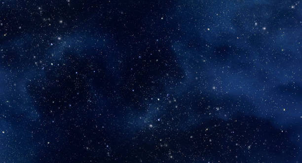 istock Large picture of starry sky with constellation, night sky as texture or background 1290031904