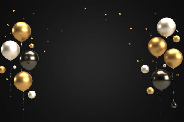 3d Rendering Of Christmas Background Stock Photo - Download Image Now - New  Year, Backgrounds, Gold - Metal - iStock