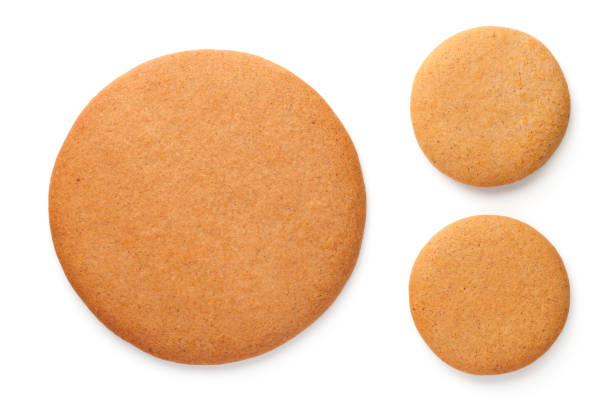 istock Christmas Gingerbread Cookies In Shape Of Circles 1290035642