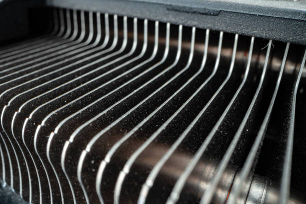 istock Lattice of computer cooling system macro photo 1290040308