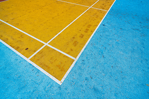 Basketball court  in Wong Tai Sin, Hong Kong.