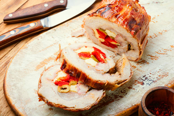 istock Tasty festive meat rolls 1290046776
